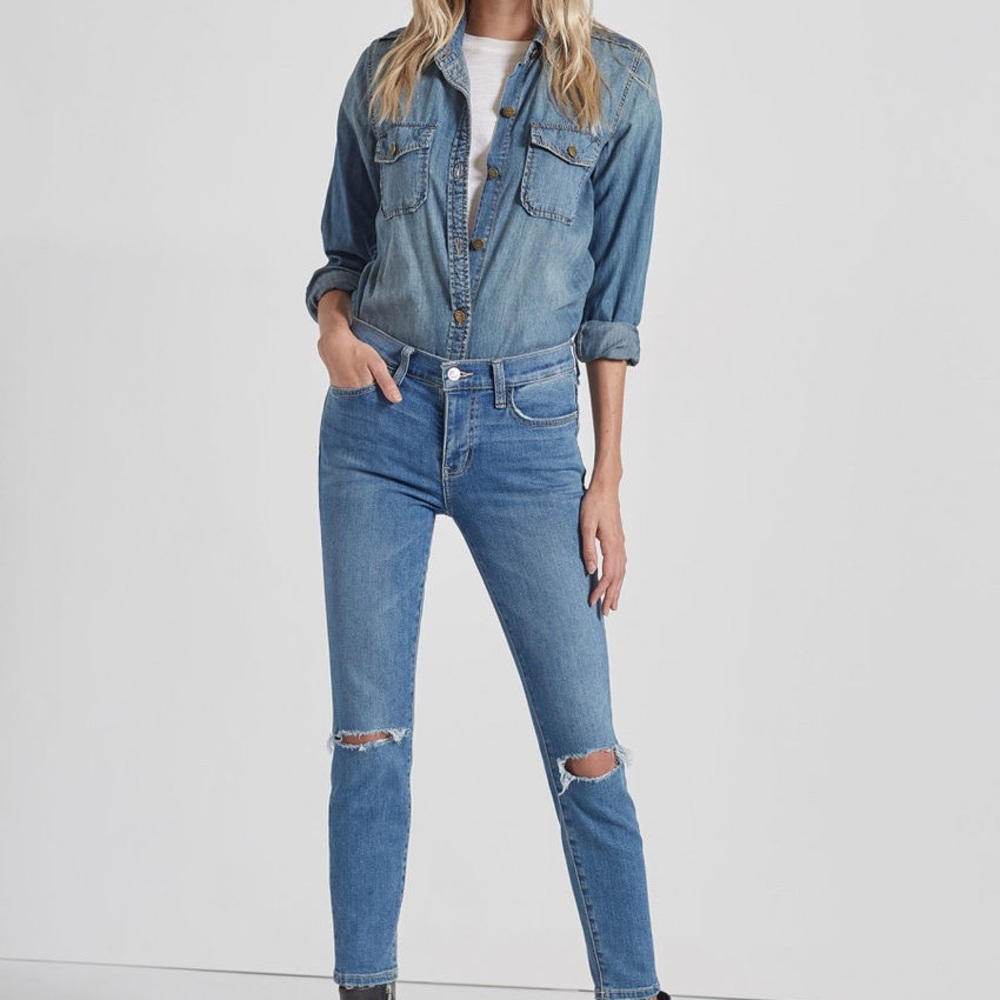 Current/Elliott The Stiletto Jean Destroyed